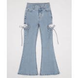 カットアウトリボンストレッチフレアデニムパンツ | WEGO【WOMEN】 | 詳細画像32 
