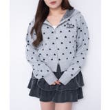 総柄ジャガードニットZIPパーカー | WEGO【WOMEN】 | 詳細画像12