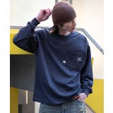 スミクロ | ポケット刺繍BIG T(LS) | WEGO【MEN】