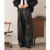 PUタックワイドトラウザー | WEGO【MEN】 | 詳細画像8 