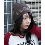 ロゴ刺繍スタッズビーニー | WEGO【MEN】 | 詳細画像1 