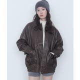 ブラウン | PUステンカラブルゾン | WEGO【WOMEN】