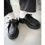 ブラック | レースアップデザインサボ | WEGO【WOMEN】