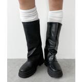 クシュクシュ切替リブムジニーハイソックス | WEGO【WOMEN】 | 詳細画像4 