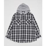 オンブレチェックフードシャツ(LS) | WEGO【MEN】 | 詳細画像37 