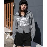 グレー | グラフィックジャガードニットZIPパーカー | WEGO【WOMEN】