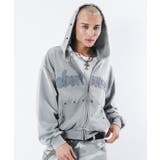 ブリーチハトメZIPパーカー | WEGO【MEN】 | 詳細画像13 
