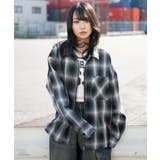 ブラックチェック1 | オンブレチェックシャツジャケット | WEGO【MEN】