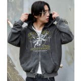 ブリーチグラフィックZIPパーカー | WEGO【MEN】 | 詳細画像27 