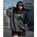 ブリーチグラフィックZIPパーカー | WEGO【MEN】 | 詳細画像34 