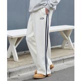 オフホワイト | ライントラックパンツ | WEGO【MEN】