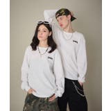 ホワイト | ワッフルロゴT(LS) | WEGO【MEN】