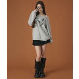 ベルトショルダーグラフィックスウェット | WEGO【WOMEN】 | 詳細画像6 