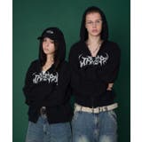 ワッフルグラフィックカットZIPパーカー | WEGO【MEN】 | 詳細画像1 