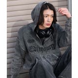 ブラックその他 | ブリーチニットグラフィックZIPパーカー | WEGO【MEN】