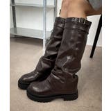 ベルトカバーロングブーツ | WEGO【WOMEN】 | 詳細画像1