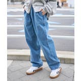 デニム淡色 | ユルフィットデニムイージーパンツ | WEGO【MEN】