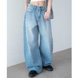 ワイドカーブデニムパンツ | WEGO【WOMEN】 | 詳細画像1 