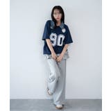 デニム襟付きロゴT | WEGO【WOMEN】 | 詳細画像10 