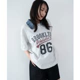 デニム襟付きロゴT | WEGO【WOMEN】 | 詳細画像13 