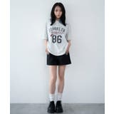 デニム襟付きロゴT | WEGO【WOMEN】 | 詳細画像15 