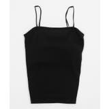ブラック | なちゅ盛れ2WAYカップインキャミ | WEGO【WOMEN】