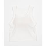 ホワイト | なちゅ盛れカップインタンクトップ | WEGO【WOMEN】