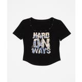 スタッズネックロゴクロップドT | WEGO【WOMEN】 | 詳細画像13 