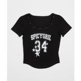 スタッズネックナンバーロゴT | WEGO【WOMEN】 | 詳細画像14 