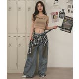 ワッフルロゴスタッズT | WEGO【WOMEN】 | 詳細画像5