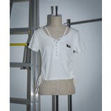 ヘンリーネックロゴ刺繍T | WEGO【WOMEN】 | 詳細画像2 