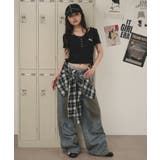 ヘンリーネックロゴ刺繍T | WEGO【WOMEN】 | 詳細画像5 