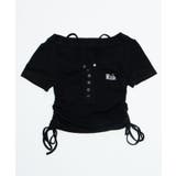 ヘンリーネックロゴ刺繍T | WEGO【WOMEN】 | 詳細画像13 