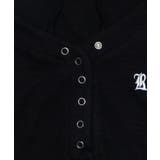 ヘンリーネックロゴ刺繍T | WEGO【WOMEN】 | 詳細画像15 