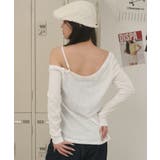 ワンショルダーナンバリングロゴT | WEGO【WOMEN】 | 詳細画像6 