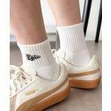 Epic刺繍ロゴアンクルパイルソックス | WEGO【MEN】 | 詳細画像1 