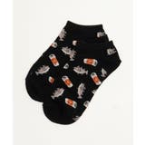 フードチェンジ総柄ショートソックス | WEGO【WOMEN】 | 詳細画像7 