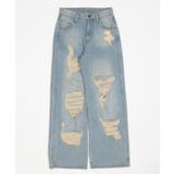 ダメージストレートデニムパンツ | WEGO【WOMEN】 | 詳細画像19 