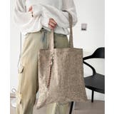 ブラウンその他 | チャーム付きA4トートバッグ | WEGO【MEN】