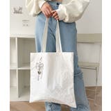 柄1 | チャーム付きA4トートバッグ | WEGO【MEN】