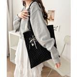 柄2 | チャーム付きA4トートバッグ | WEGO【MEN】