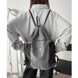 スミクロ | サイドメッシュポケットナップサック | WEGO【MEN】