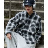 柄1 | オンブレチェックシャツ(LS) | WEGO【MEN】