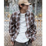 柄4 | オンブレチェックシャツ(LS) | WEGO【MEN】