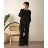 リングドットヘンリーネックプルオーバー | WEGO【MEN】 | 詳細画像3 