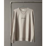 グレー | アクセ付きワンポイントニットプルオーバー(LS) | WEGO【MEN】