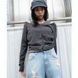 スミクロ | カーデドッキングレイヤードロンT | WEGO【WOMEN】