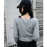 カーデドッキングレイヤードロンT | WEGO【WOMEN】 | 詳細画像14 