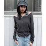 カーデドッキングレイヤードロンT | WEGO【WOMEN】 | 詳細画像17 