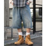 デニム中濃加工色 | スーパーバギーデニムショーツ | WEGO【MEN】